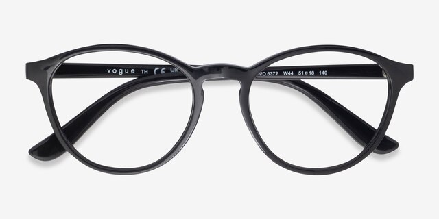 Vogue Eyewear VO5372 Black PlasticEyeglass Frames from EyeBuyDirect, Closed View