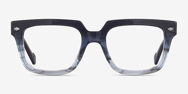 Vogue Eyewear VO5403 Striped Gardient Blue Acétate Montures de lunettes de vue