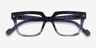 Vogue Eyewear VO5403 Striped Gardient Blue AcetateEyeglass Frames from EyeBuyDirect, Closed View