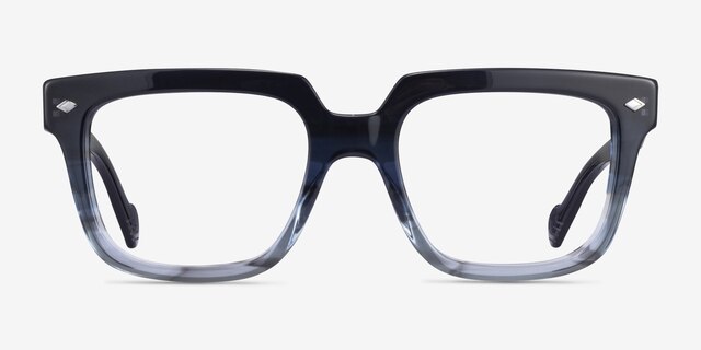 Vogue Eyewear VO5403 Shiny Clear Blue AcetateEyeglass Frames from EyeBuyDirect, Front View