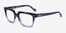 Vogue Eyewear VO5403 Shiny Clear Blue AcetateEyeglass Frames from EyeBuyDirect, Angle View