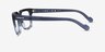 Vogue Eyewear VO5403 Shiny Clear Blue AcetateEyeglass Frames from EyeBuyDirect, Side View