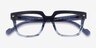 Vogue Eyewear VO5403 Shiny Clear Blue AcetateEyeglass Frames from EyeBuyDirect, Closed View