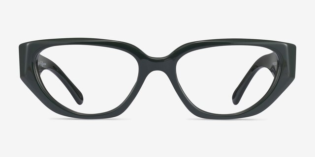Vogue Eyewear VO5439 Dark Green AcetateEyeglass Frames from EyeBuyDirect, Front View