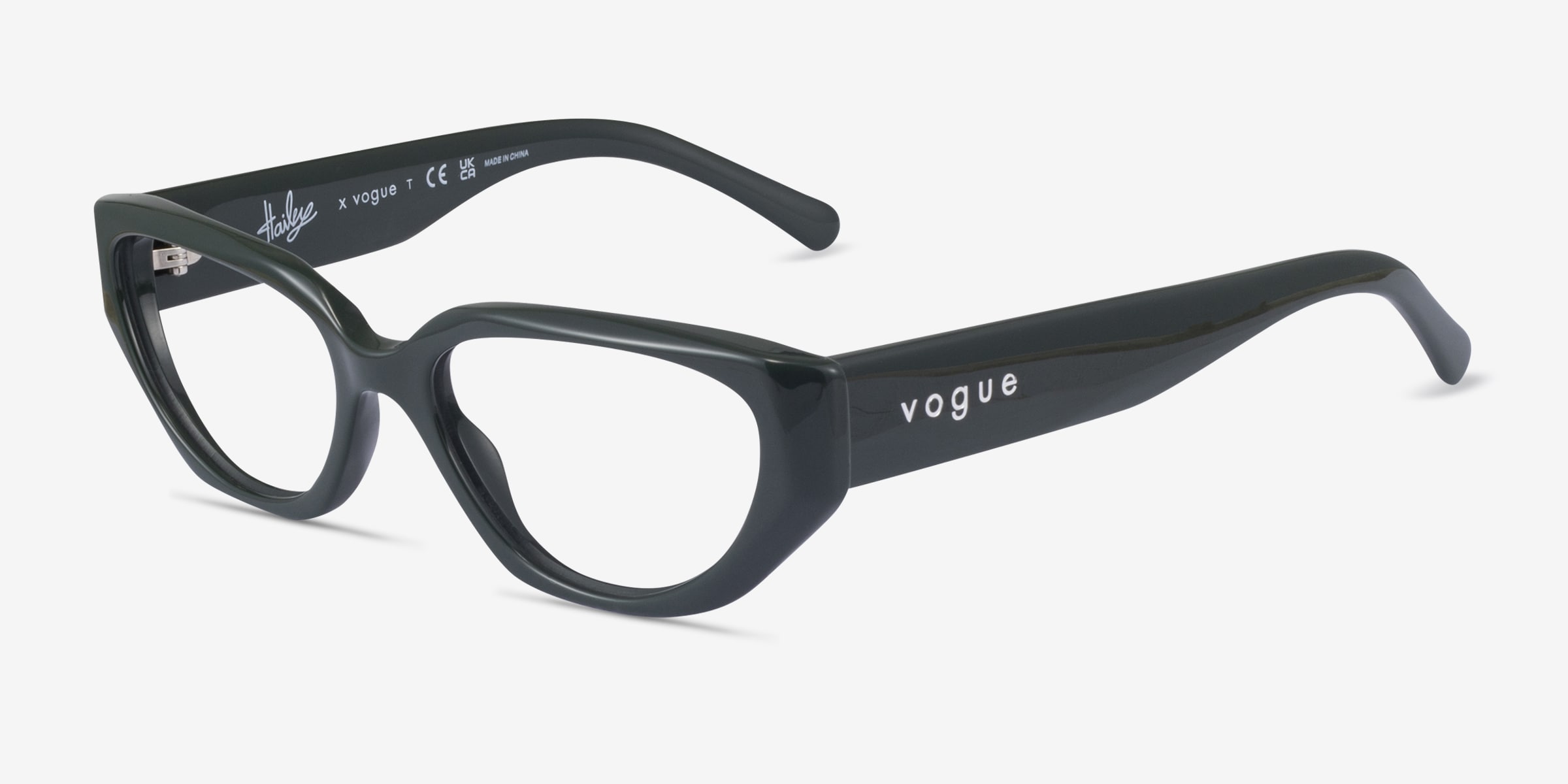 Vogue Eyewear VO5439 - Cat Eye Dark Tortoise Frame Eyeglasses