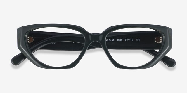 Vogue Eyewear VO5439 Dark Green AcetateEyeglass Frames from EyeBuyDirect, Closed View