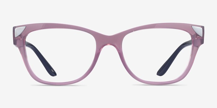 Vogue Eyewear VO5454 Clear Pink Plastic Eyeglass Frames from EyeBuyDirect