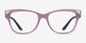 Vogue Eyewear VO5454 Clear Pink PlasticEyeglass Frames from EyeBuyDirect, Front View