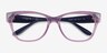 Vogue Eyewear VO5454 Clear Pink PlasticEyeglass Frames from EyeBuyDirect, Closed View