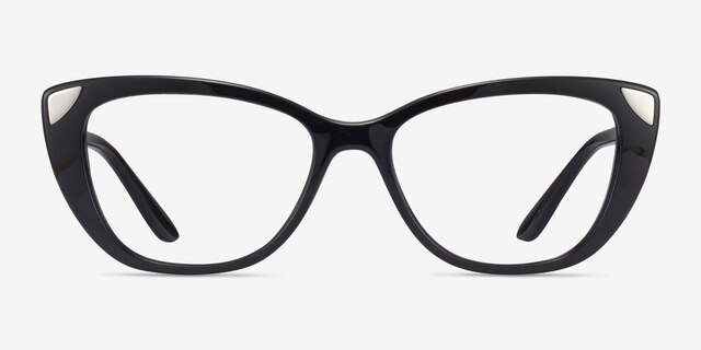 Vogue Eyewear VO5455 Shiny Black PlasticEyeglass Frames from EyeBuyDirect, Front View