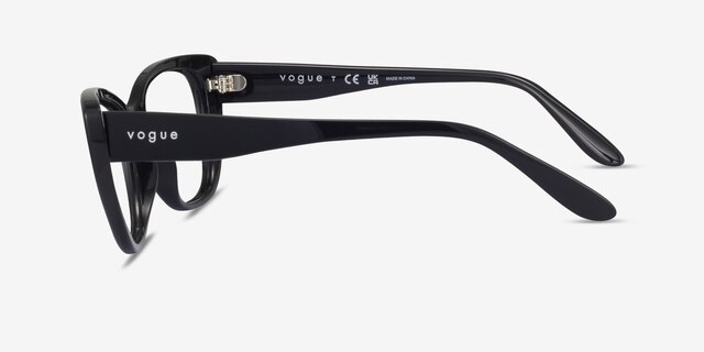 Vogue Eyewear VO5455 Shiny Black PlasticEyeglass Frames from EyeBuyDirect, Side View
