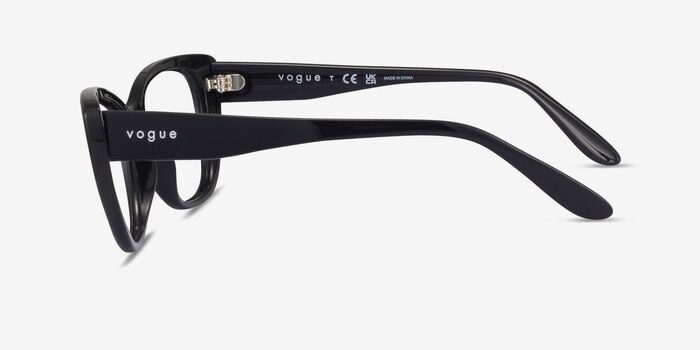 Vogue Eyewear VO5455 Shiny Black Plastic Eyeglass Frames from EyeBuyDirect