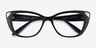 Vogue Eyewear VO5455 Shiny Black PlasticEyeglass Frames from EyeBuyDirect, Closed View