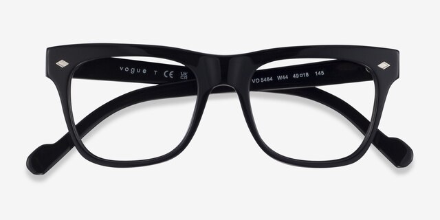 Vogue Eyewear VO5464 Black AcetateEyeglass Frames from EyeBuyDirect, Closed View