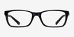 Armani Exchange AX3007 Matte Black PlasticEyeglass Frames from EyeBuyDirect, Front View