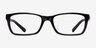 Armani Exchange AX3007 Matte Black PlasticEyeglass Frames from EyeBuyDirect, Front View