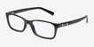 Armani Exchange AX3007 Matte Black PlasticEyeglass Frames from EyeBuyDirect, Angle View