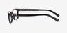 Armani Exchange AX3007 Matte Black PlasticEyeglass Frames from EyeBuyDirect, Side View