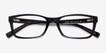 Armani Exchange AX3007 Matte Black PlasticEyeglass Frames from EyeBuyDirect, Closed View