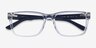 Armani Exchange AX3016 Shiny Crystal PlasticEyeglass Frames from EyeBuyDirect, Closed View