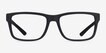 Armani Exchange AX3016 Matte Black PlasticEyeglass Frames from EyeBuyDirect, Front View