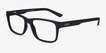 Armani Exchange AX3016 Matte Black PlasticEyeglass Frames from EyeBuyDirect, Angle View