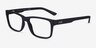 Armani Exchange AX3016 Matte Black PlasticEyeglass Frames from EyeBuyDirect, Angle View