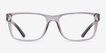 Armani Exchange AX3016 Shiny Transparent Gray PlasticEyeglass Frames from EyeBuyDirect, Front View