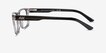 Armani Exchange AX3016 Shiny Transparent Gray PlasticEyeglass Frames from EyeBuyDirect, Side View