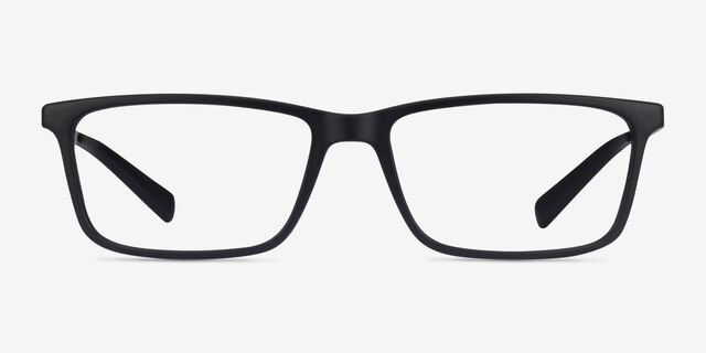 Armani Exchange AX3027 Matte Black Eco-friendlyEyeglass Frames from EyeBuyDirect, Front View