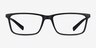 Armani Exchange AX3027 Matte Black Eco-friendlyEyeglass Frames from EyeBuyDirect, Front View