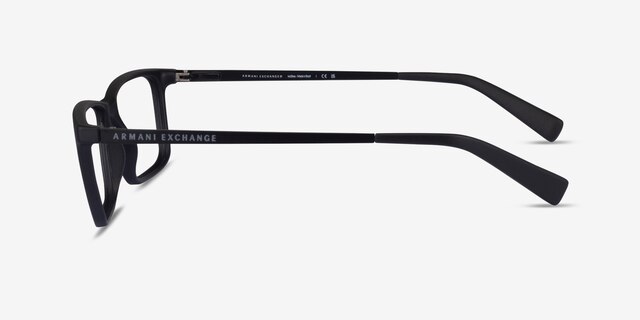 Armani Exchange AX3027 Matte Black Eco-friendlyEyeglass Frames from EyeBuyDirect, Side View