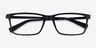 Armani Exchange AX3027 Matte Black Eco-friendlyEyeglass Frames from EyeBuyDirect, Closed View