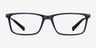 Armani Exchange AX3027 Matte Transparent Blue Eco-friendlyEyeglass Frames from EyeBuyDirect, Front View