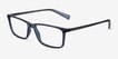 Armani Exchange AX3027 Matte Transparent Blue Alternative MaterialsEyeglass Frames from EyeBuyDirect, Angle View