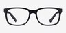 Armani Exchange AX3029 Matte Black PlastiqueMontures de lunettes de vue d'EyeBuyDirect, Vue de Face