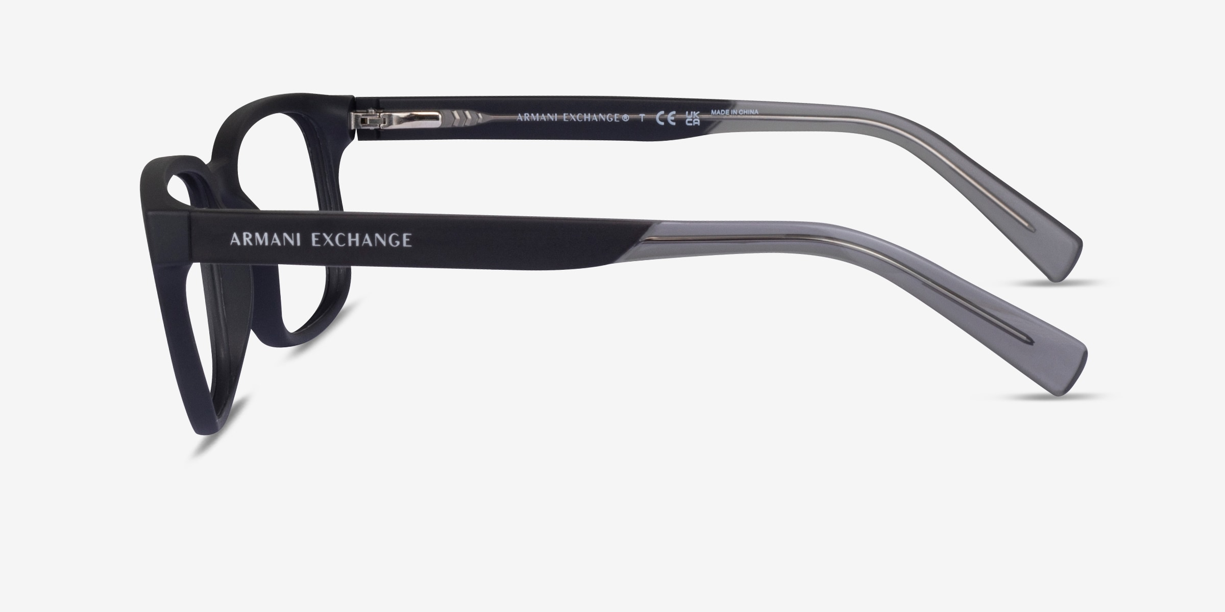Armani Exchange AX3029 - Square Matte Black Frame Eyeglasses