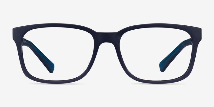 Armani Exchange AX3029 Matte Blue Plastic Eyeglass Frames from EyeBuyDirect