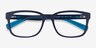 Armani Exchange AX3029 Matte Blue PlasticEyeglass Frames from EyeBuyDirect, Closed View