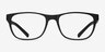 Armani Exchange AX3034 Matte Black PlasticEyeglass Frames from EyeBuyDirect, Front View