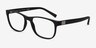 Armani Exchange AX3034 Matte Black PlasticEyeglass Frames from EyeBuyDirect, Angle View