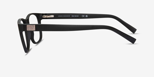 Armani Exchange AX3034 Matte Black PlasticEyeglass Frames from EyeBuyDirect, Side View