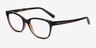 Armani Exchange AX3037 Dark Tortoise PlasticEyeglass Frames from EyeBuyDirect, Angle View