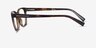 Armani Exchange AX3037 Dark Tortoise PlasticEyeglass Frames from EyeBuyDirect, Side View