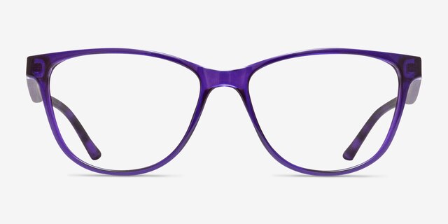 Armani Exchange AX3047 Shiny Purple PlasticEyeglass Frames from EyeBuyDirect, Front View