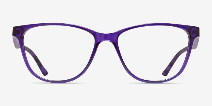 Armani Exchange AX3047 Shiny Purple Plastique Montures de lunettes de vue d'EyeBuyDirect