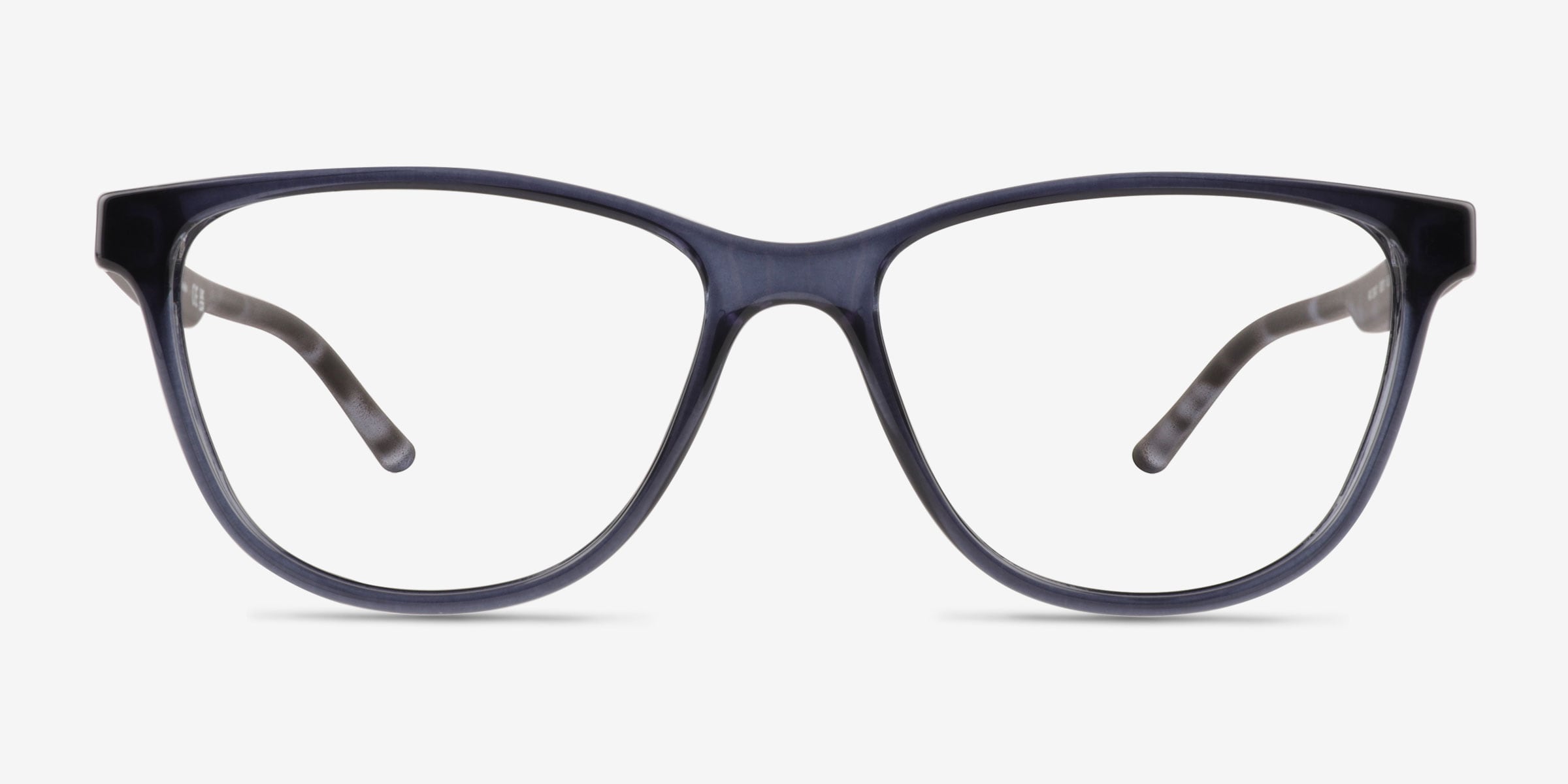 Armani Exchange AX3047 - Cat Eye Shiny Purple Frame Glasses