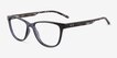 Armani Exchange AX3047 Dark Navy PlasticEyeglass Frames from EyeBuyDirect, Angle View
