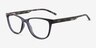 Armani Exchange AX3047 Dark Navy PlasticEyeglass Frames from EyeBuyDirect, Angle View