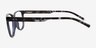 Armani Exchange AX3047 Dark Navy PlasticEyeglass Frames from EyeBuyDirect, Side View